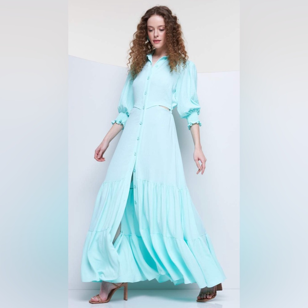 Women Long Dress with long sleeve